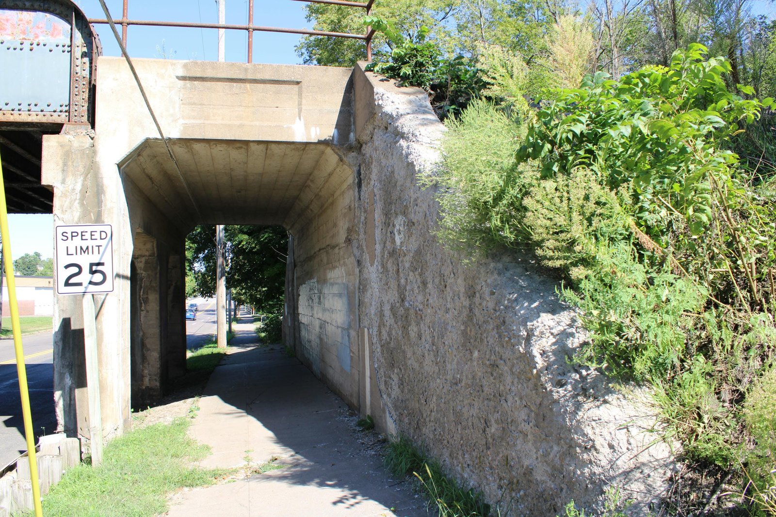 East abutment